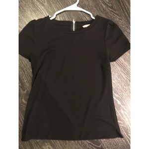 Banana Republic Black Short Sleeve Top Medium